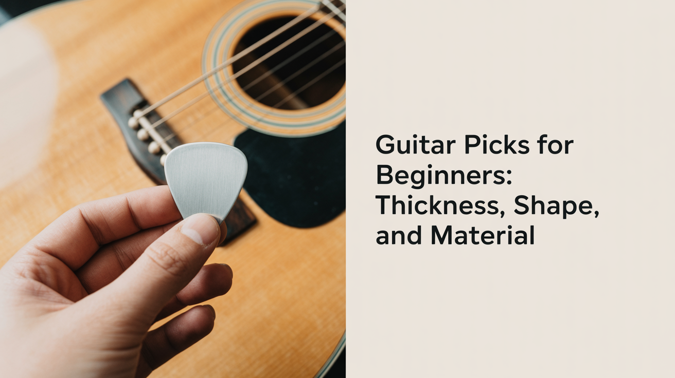 Guitar Picks for Beginners: Thickness, Shape, and Material