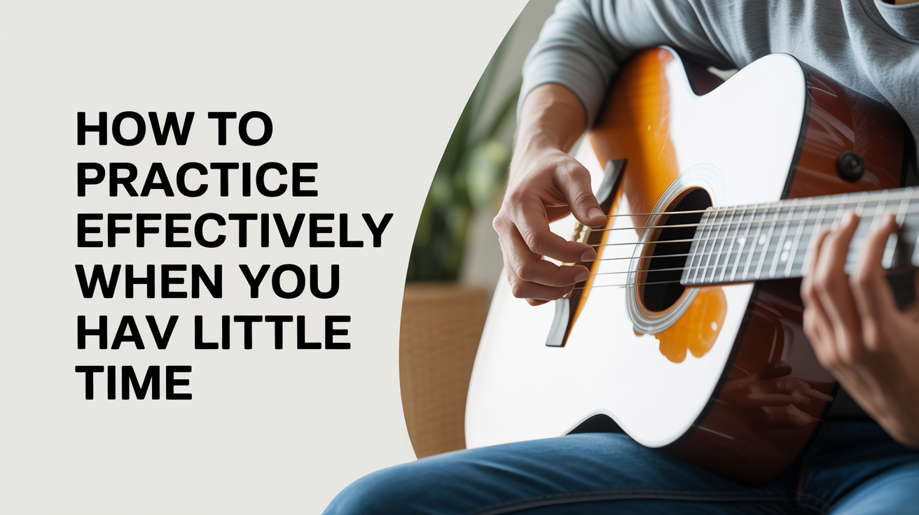 How to Practice Effectively When You Have Little Time