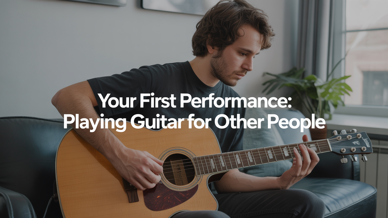 Your First Performance: Playing Guitar for Other People